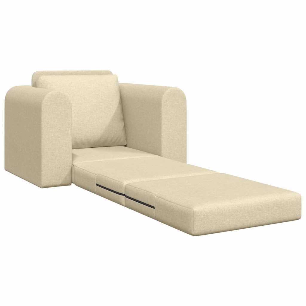 Divano letto Crema 98 x 71 x 83 cm Tessuto