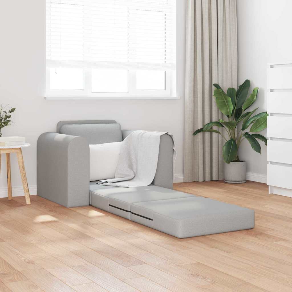 Divano letto Grigio nuvola 98 x 71 x 83 cm Tessuto