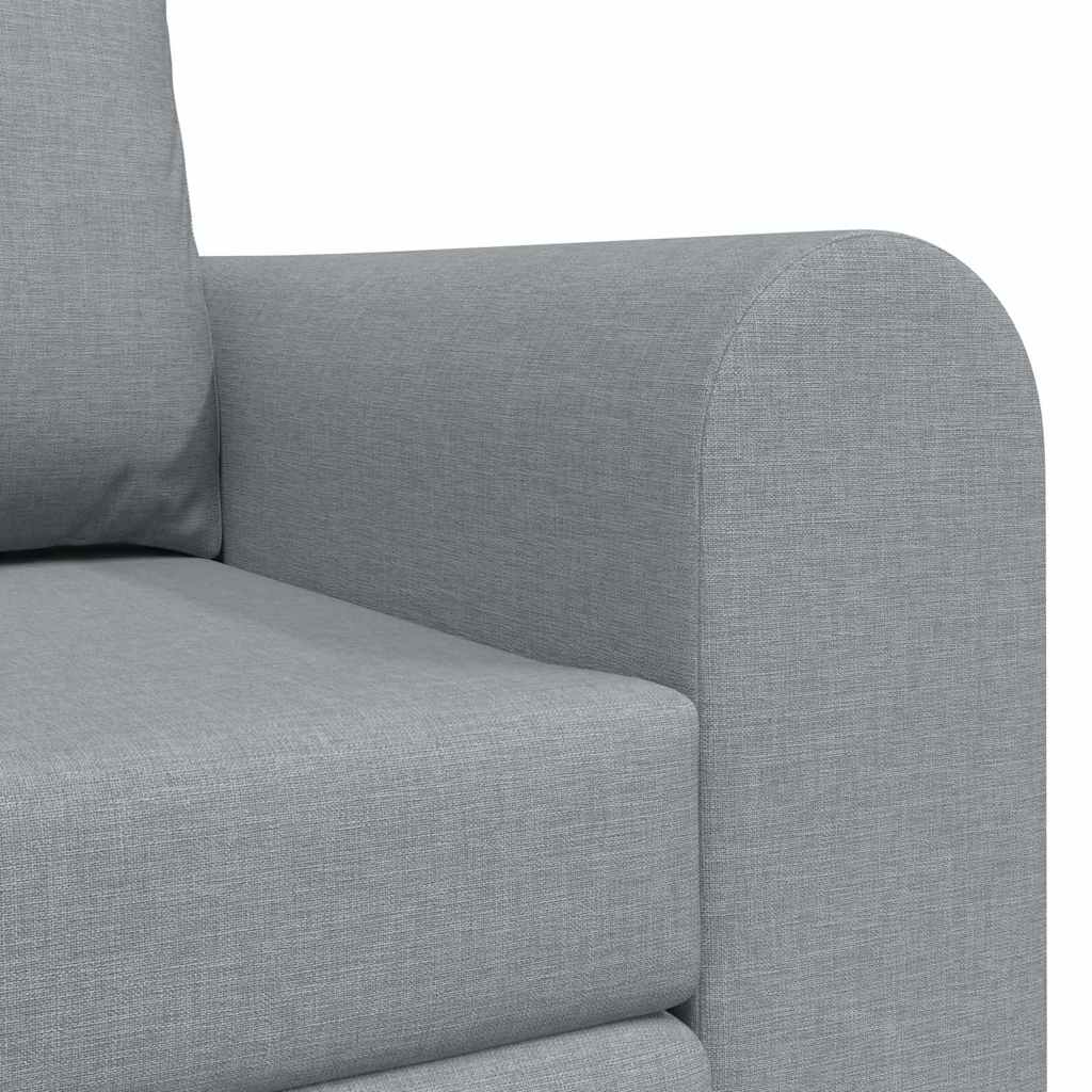 Divano letto Grigio chiaro 148 x 71 x 83 cm Tessuto