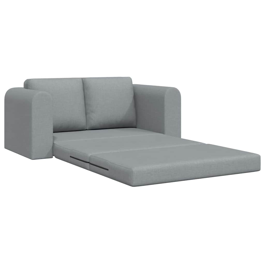 Divano letto Grigio chiaro 148 x 71 x 83 cm Tessuto