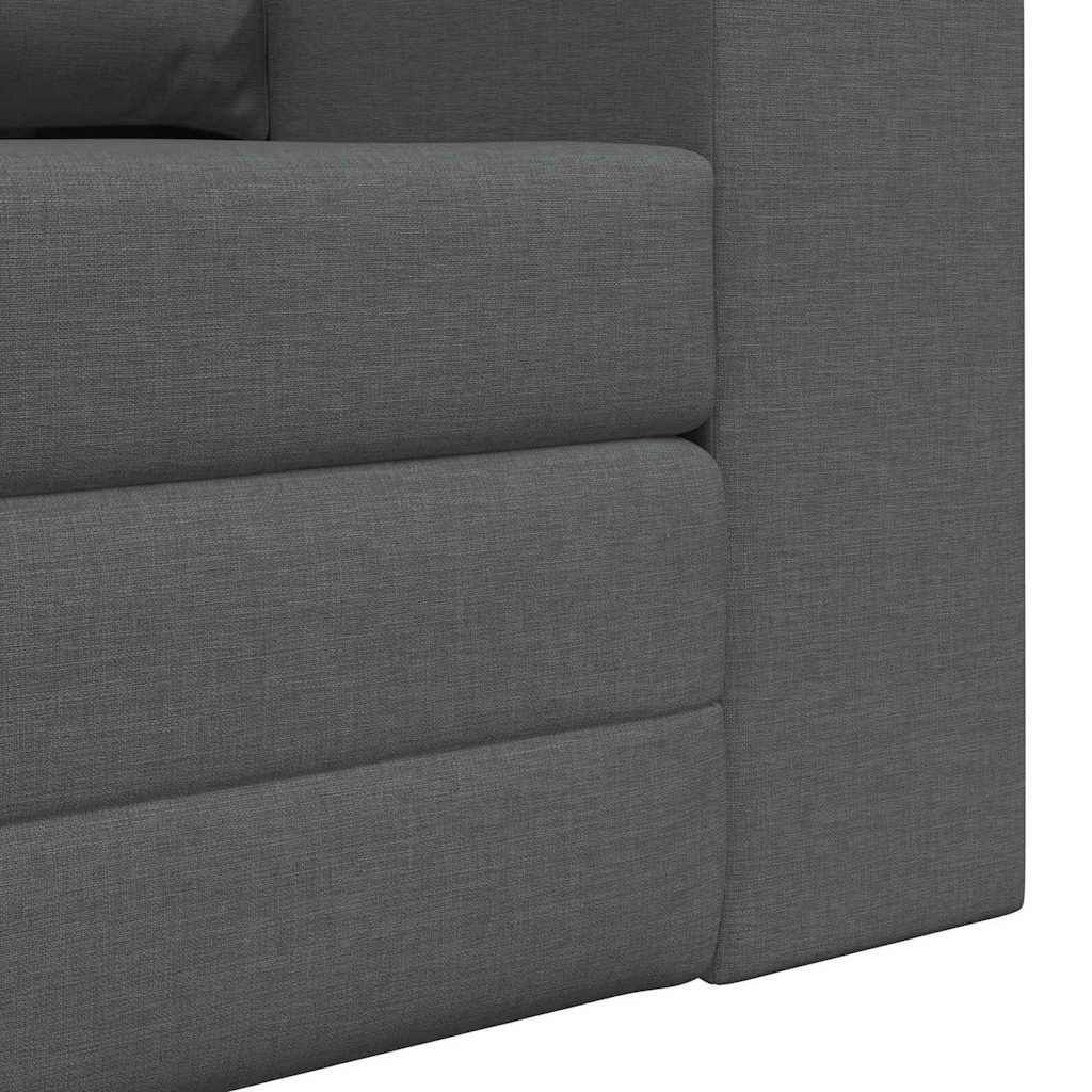 Divano letto Grigio scuro 148 x 71 x 83 cm Tessuto