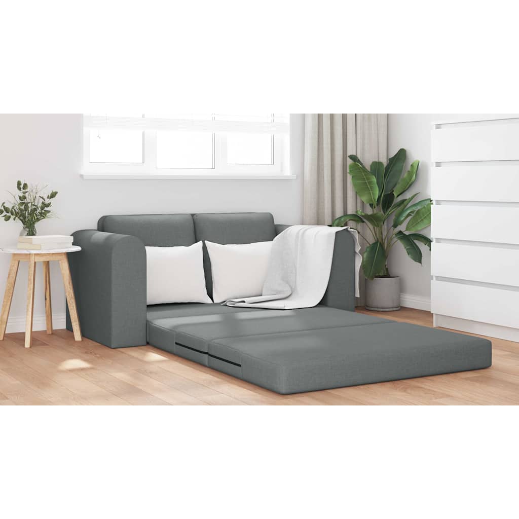 Divano letto Grigio scuro 148 x 71 x 83 cm Tessuto
