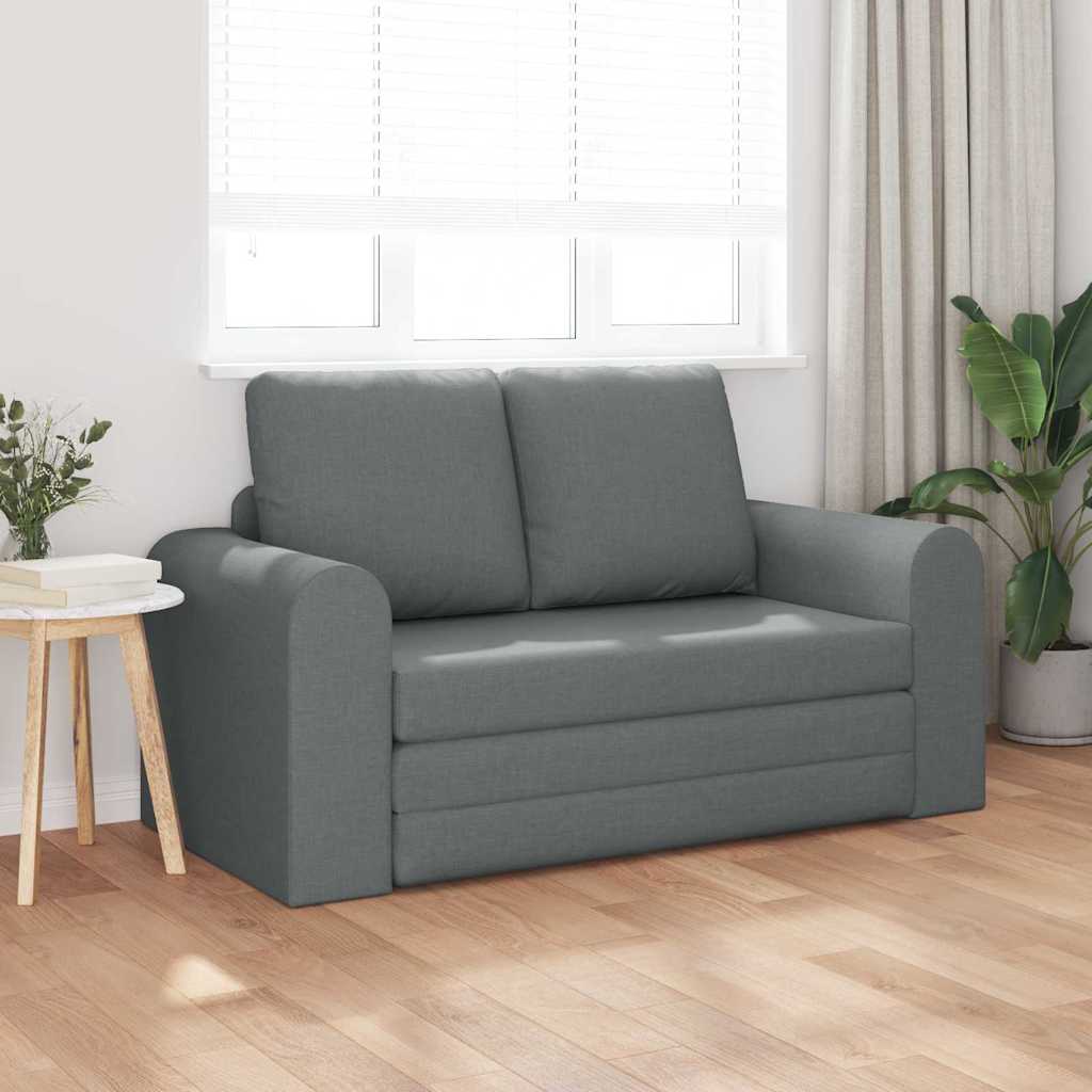 Divano letto Grigio scuro 148 x 71 x 83 cm Tessuto