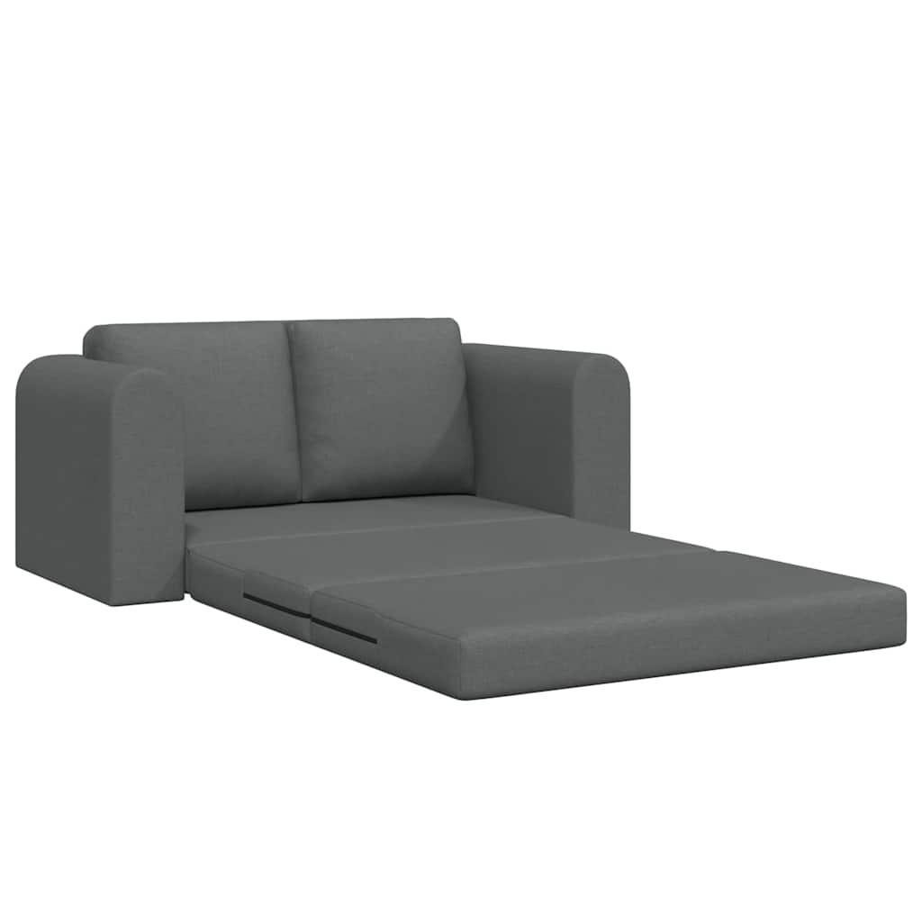 Divano letto Grigio scuro 148 x 71 x 83 cm Tessuto
