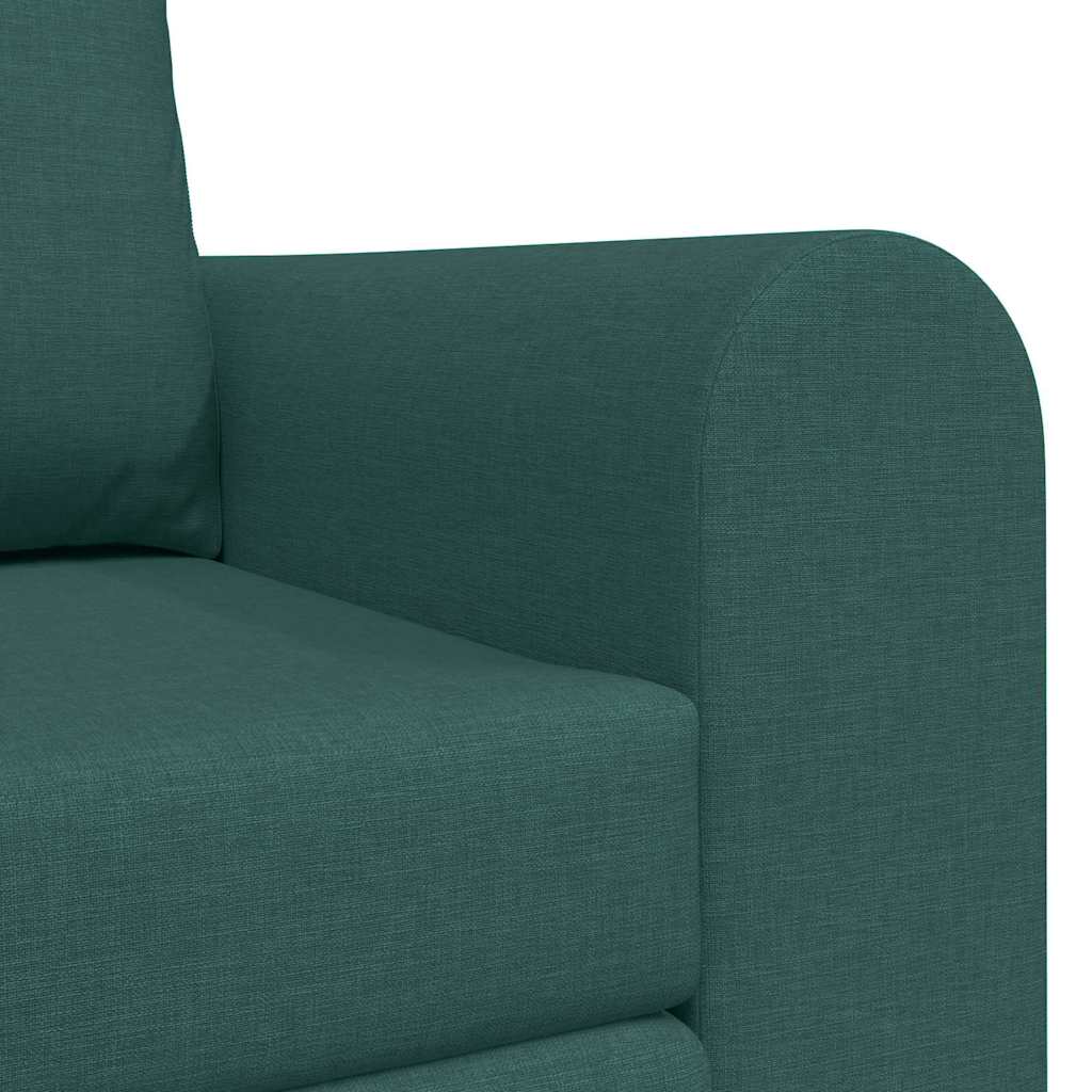 Divano letto Verde scuro 148 x 71 x 83 cm Tessuto