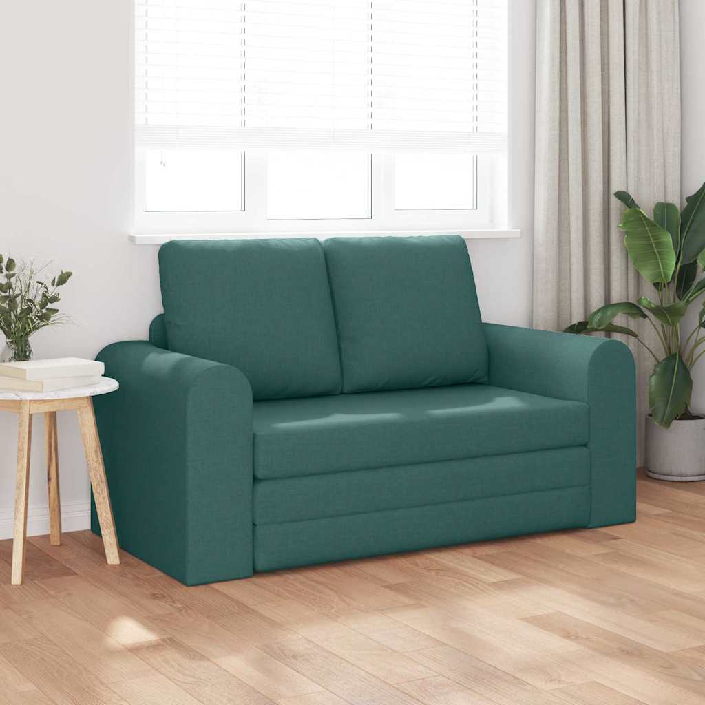 Divano letto Verde scuro 148 x 71 x 83 cm Tessuto