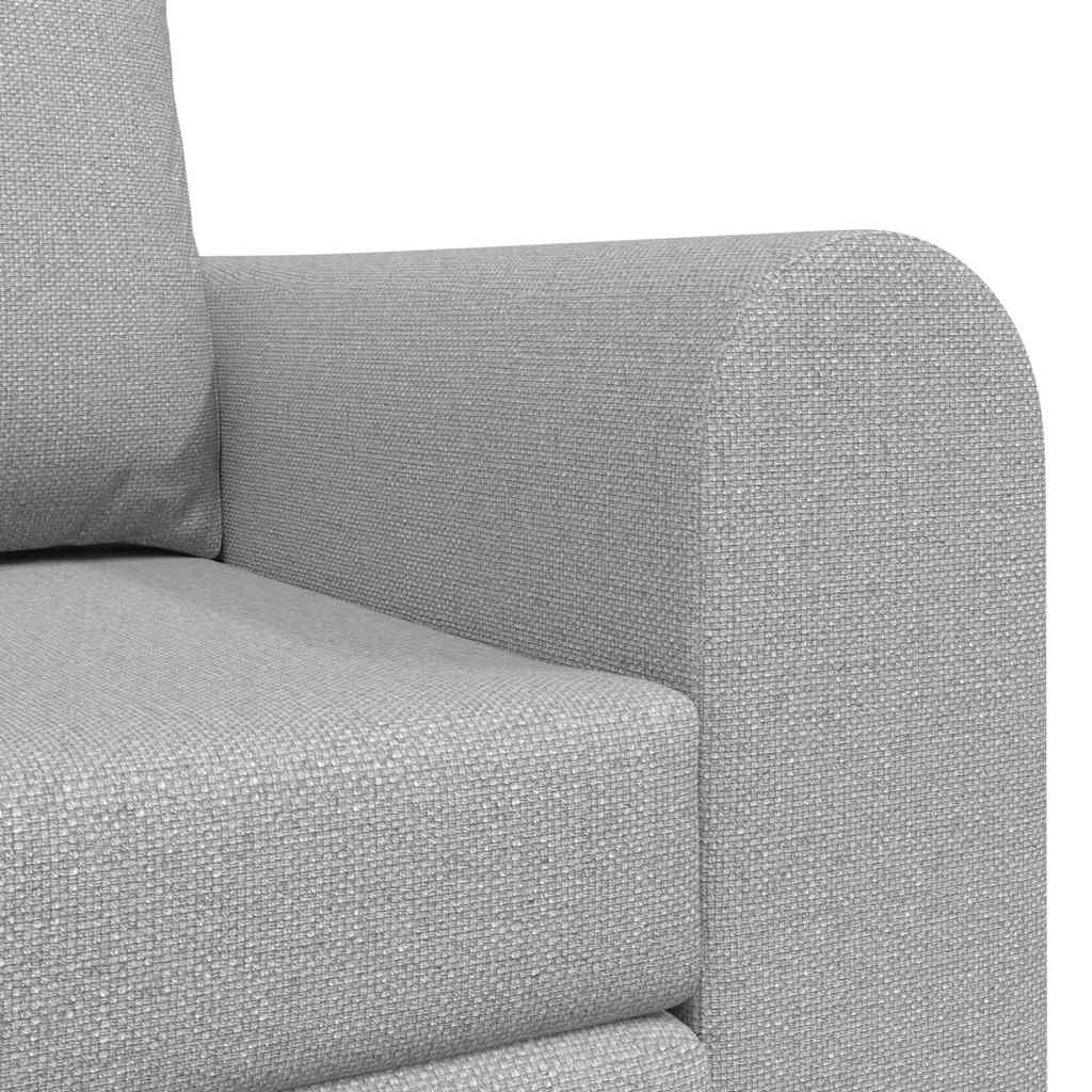 Divano letto Grigio nuvola 148 x 71 x 83 cm Tessuto