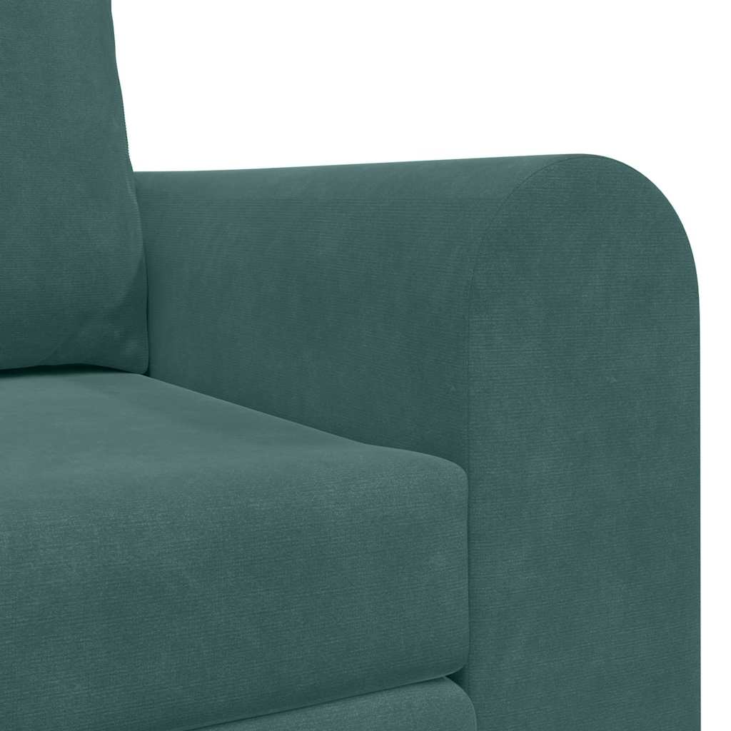 Divano letto Verde scuro 148 x 71 x 83 cm Velluto
