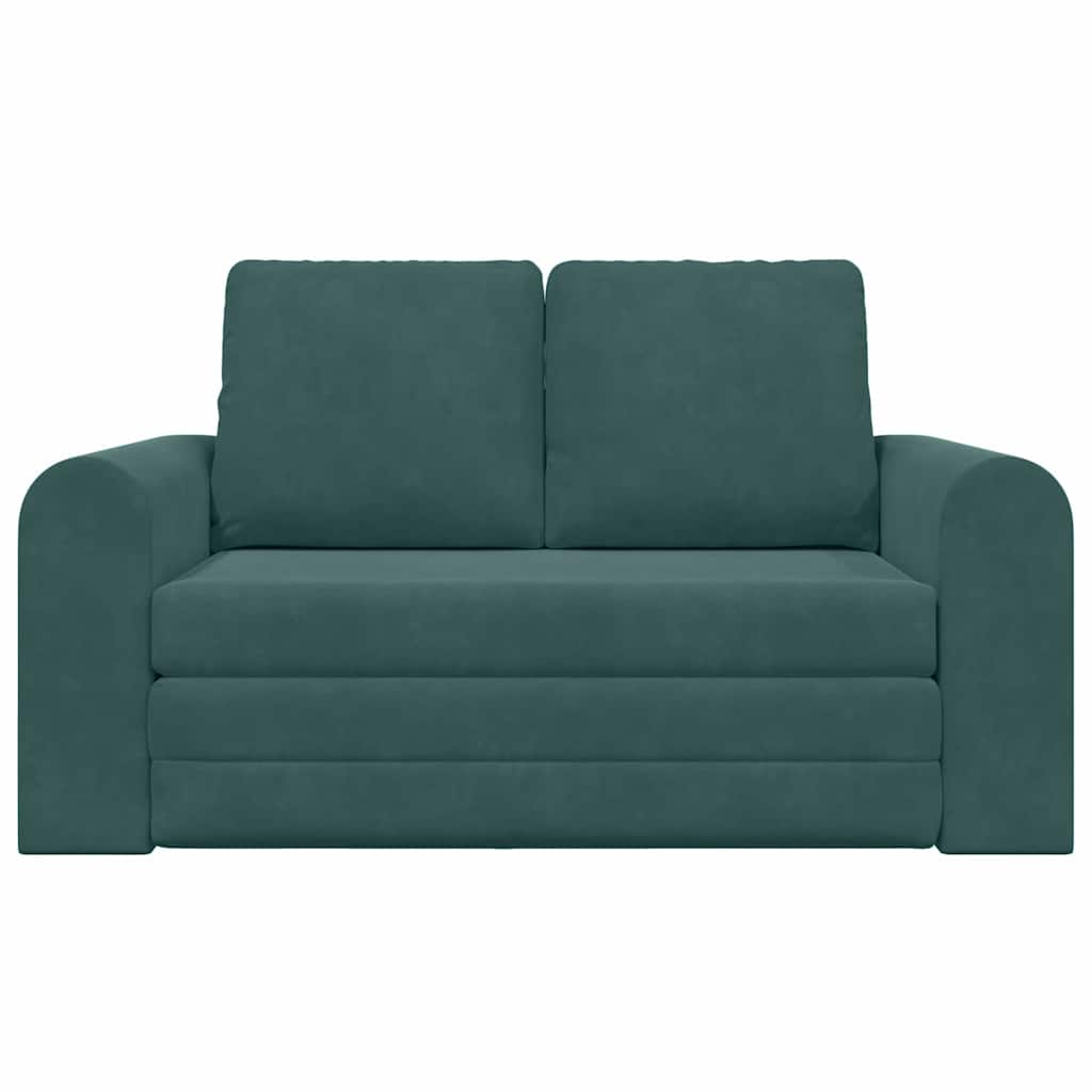 Divano letto Verde scuro 148 x 71 x 83 cm Velluto