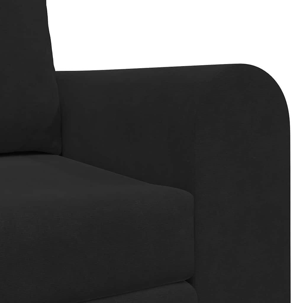 Divano letto Nero 148 x 71 x 83 cm Velluto