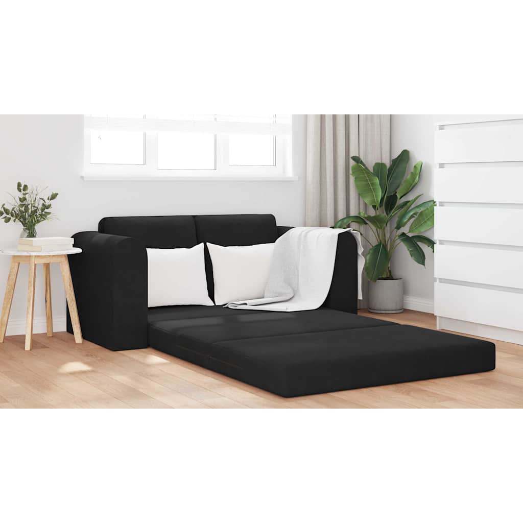 Divano letto Nero 148 x 71 x 83 cm Velluto