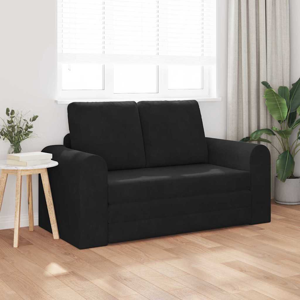 Divano letto Nero 148 x 71 x 83 cm Velluto