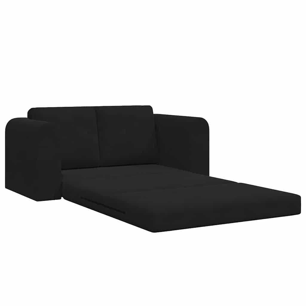 Divano letto Nero 148 x 71 x 83 cm Velluto