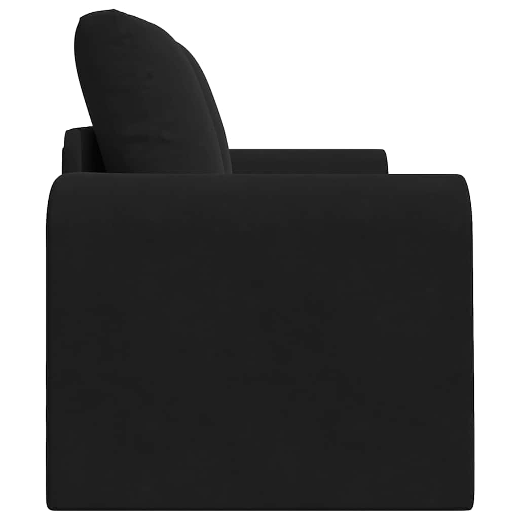 Divano letto Nero 148 x 71 x 83 cm Velluto