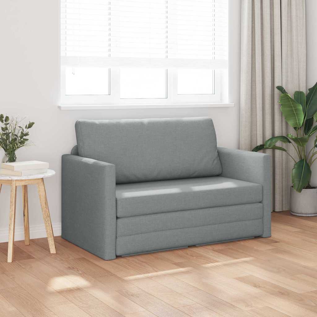 Divano letto Grigio chiaro 124 x 71 x 78 cm Tessuto