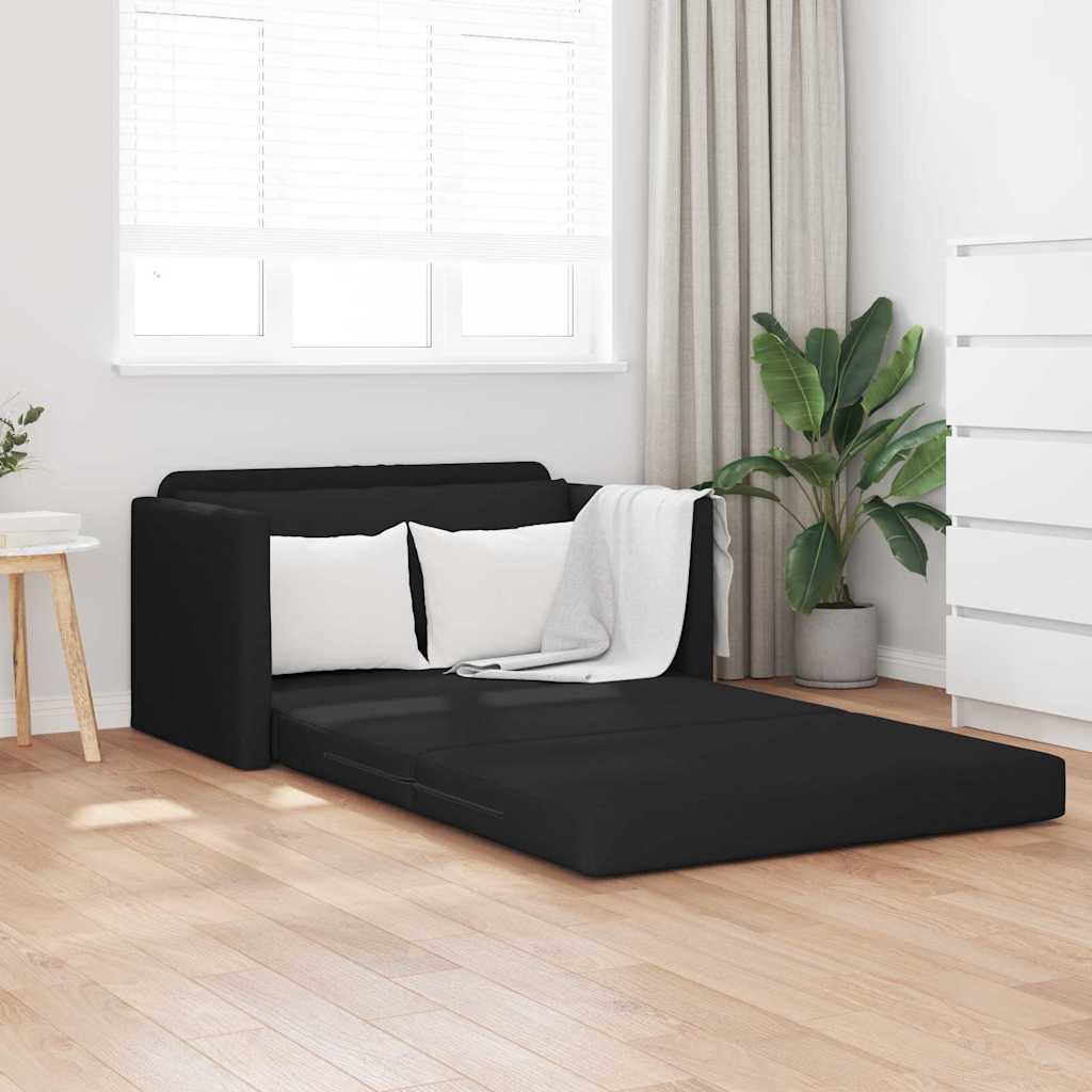 Divano letto Nero 124 x 71 x 78 cm Tessuto
