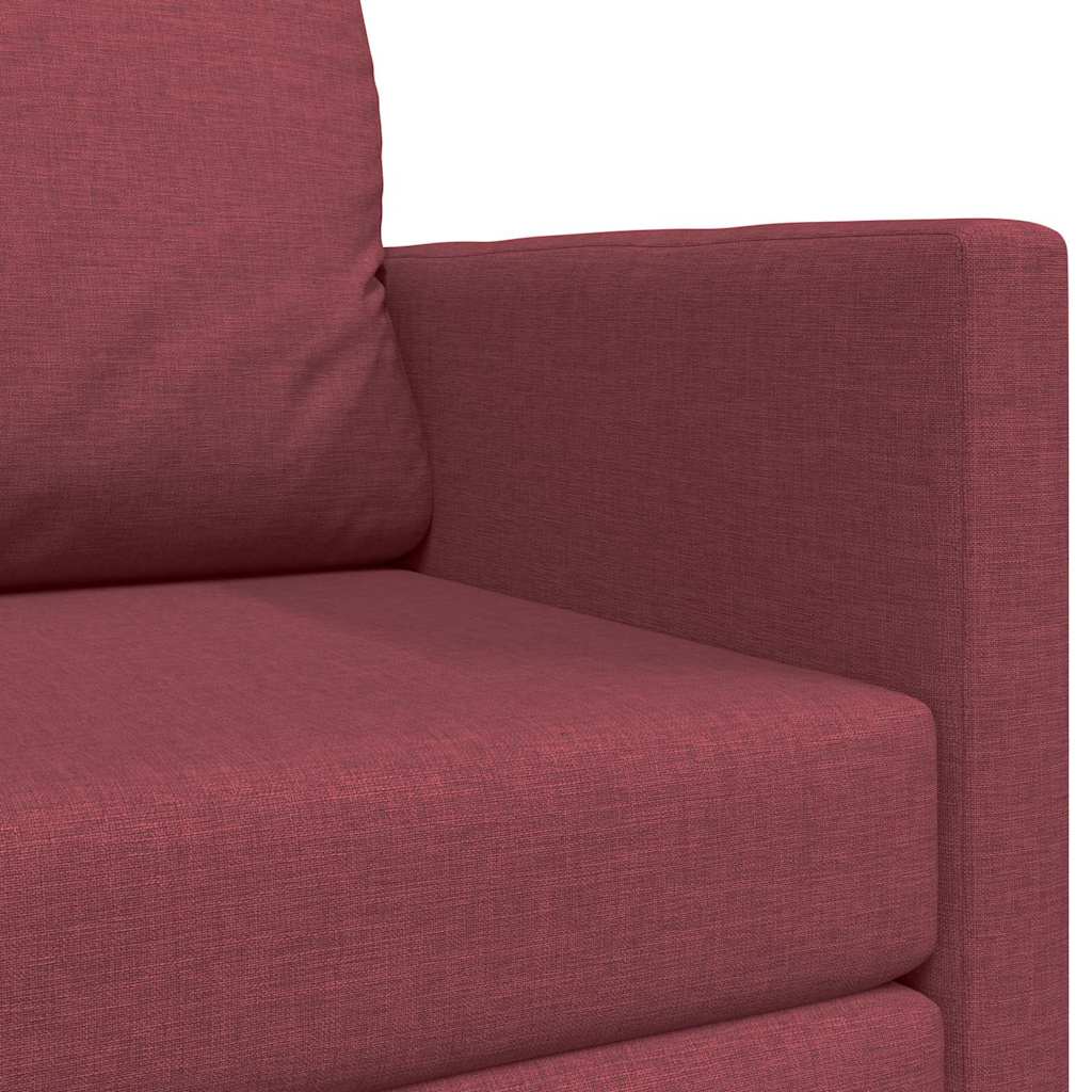 Divano letto Rosso Vino 124 x 71 x 78 cm Tessuto