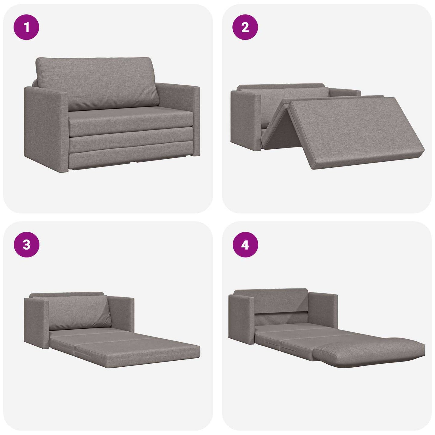 Divano letto 110cm Talpa Tessuto