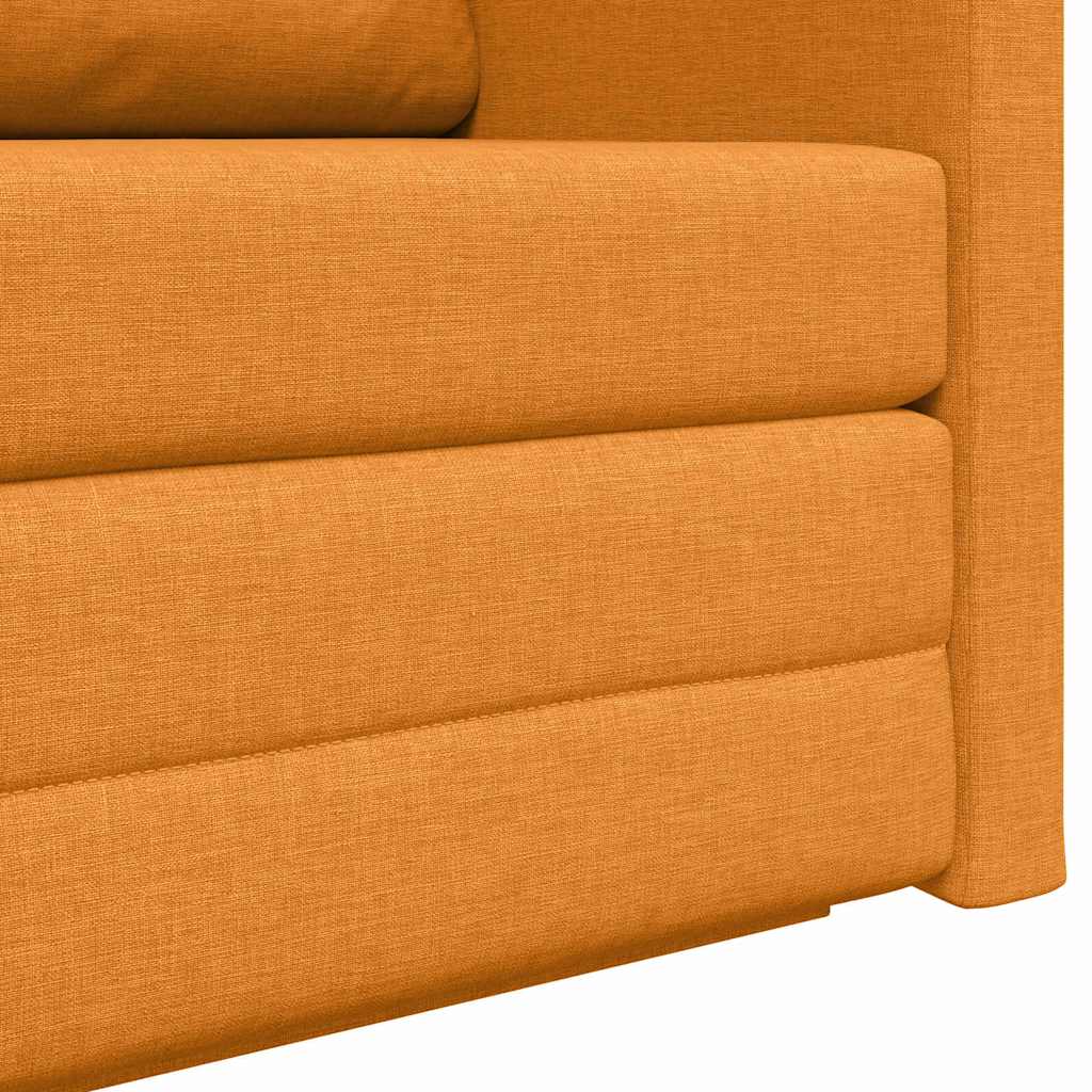 Divano letto Giallo scuro 124 x 71 x 78 cm Tessuto