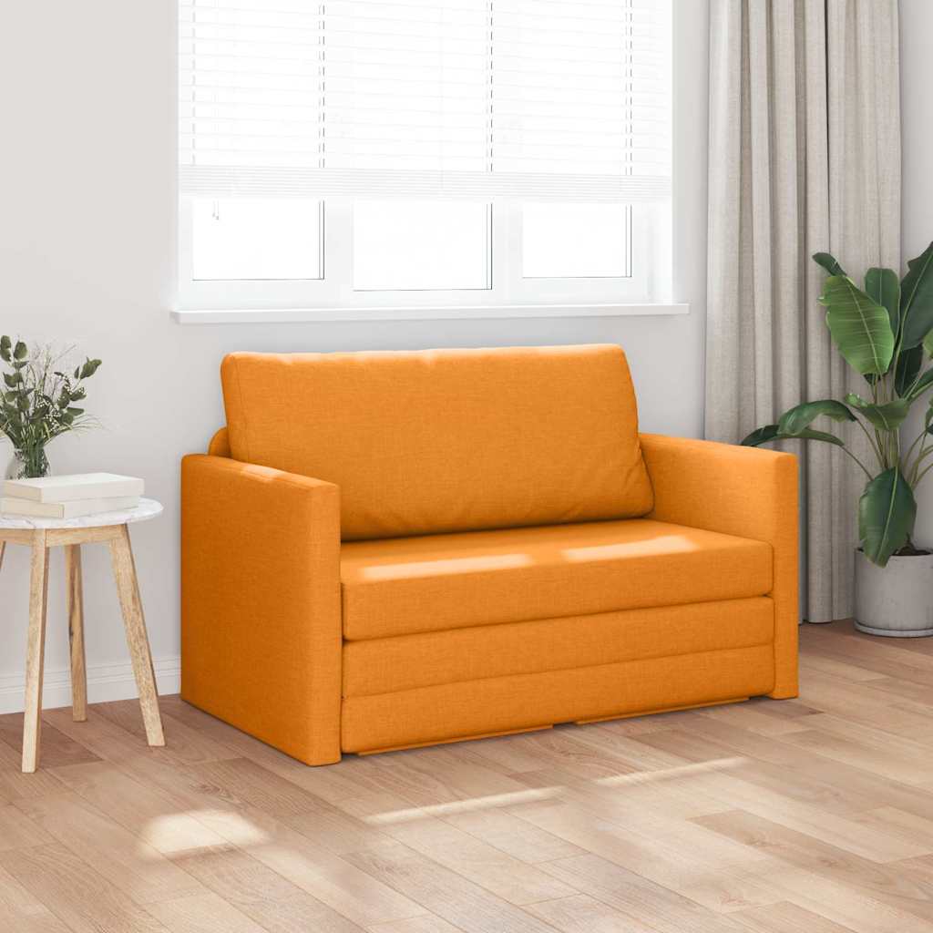 Divano letto Giallo scuro 124 x 71 x 78 cm Tessuto