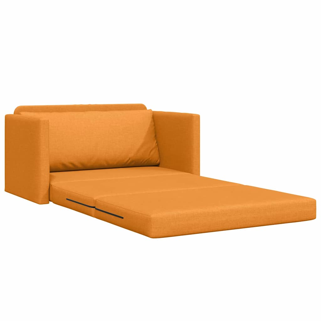 Divano letto Giallo scuro 124 x 71 x 78 cm Tessuto