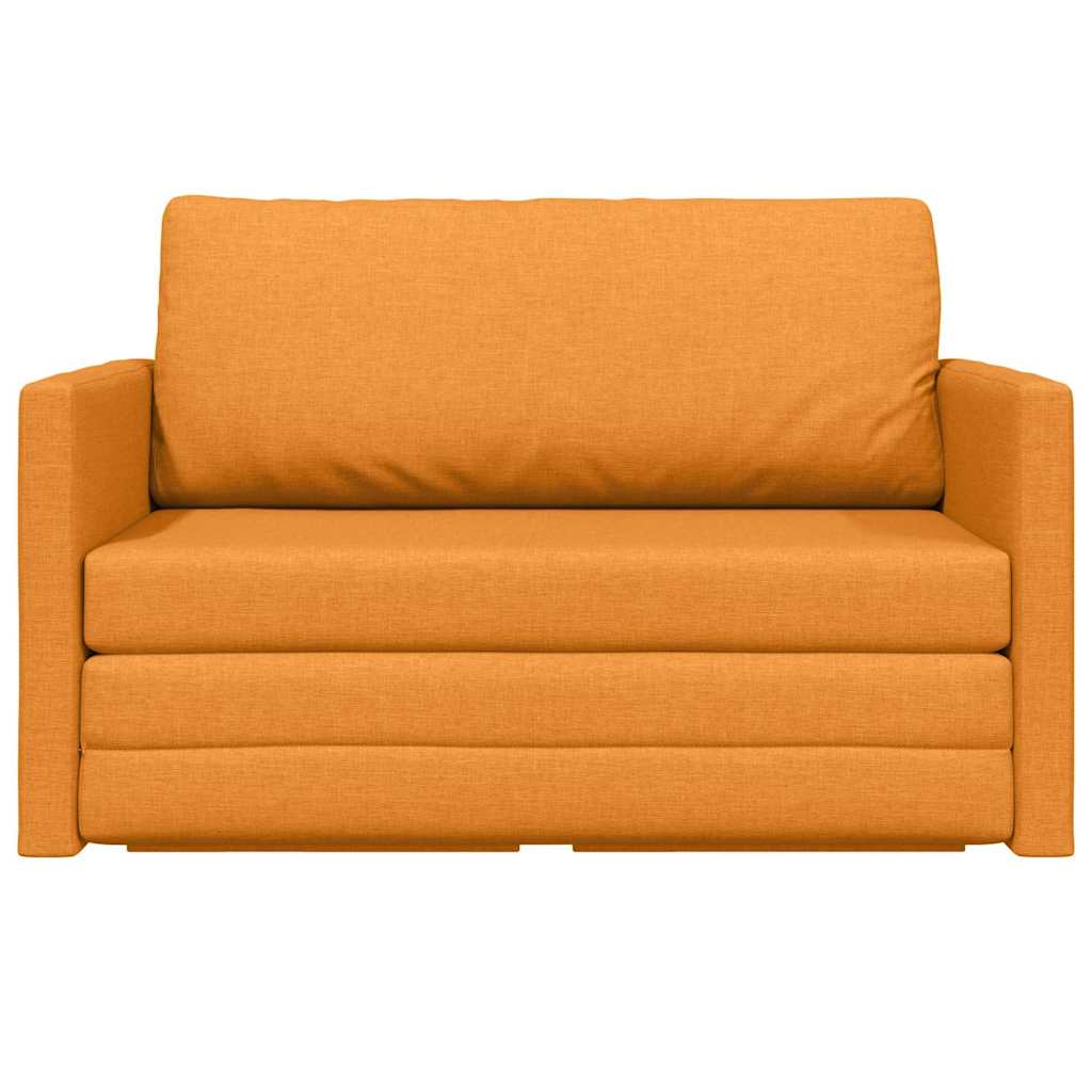 Divano letto Giallo scuro 124 x 71 x 78 cm Tessuto