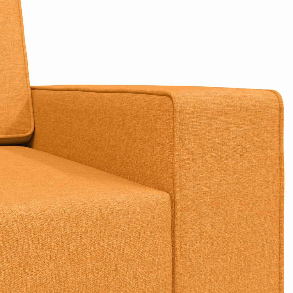 Divano Letto Giallo scuro 245 x 78 x 77 cm Tessuto