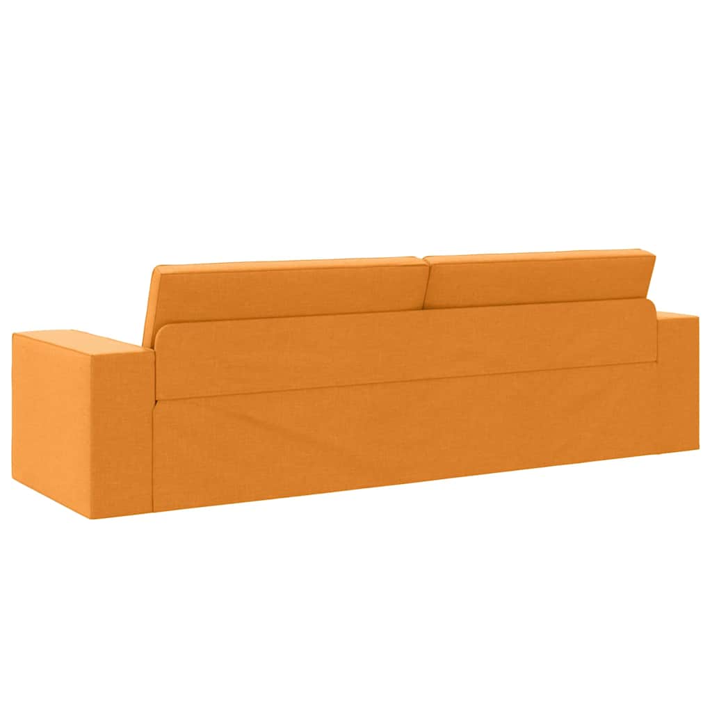 Divano Letto Giallo scuro 245 x 78 x 77 cm Tessuto