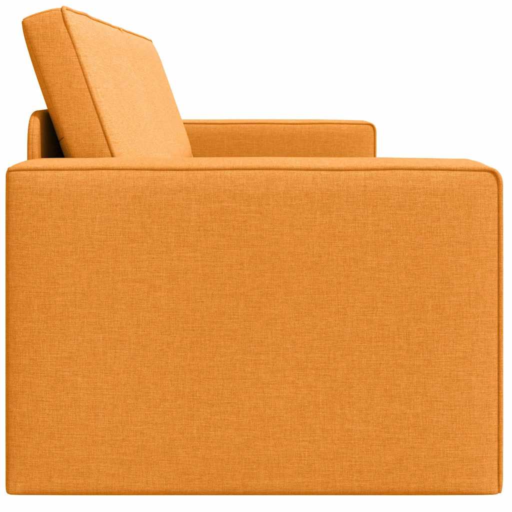 Divano Letto Giallo scuro 245 x 78 x 77 cm Tessuto