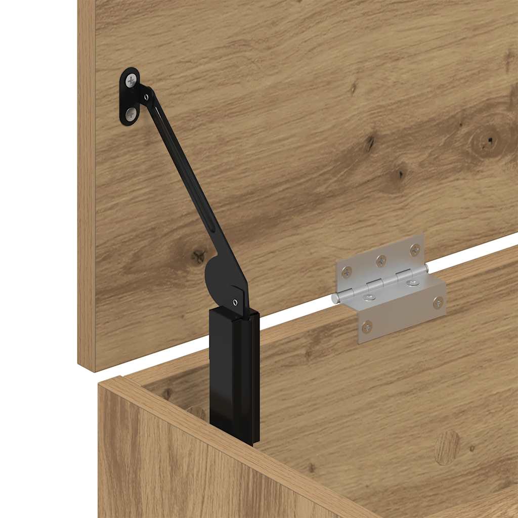 Scarpiera Rovere Artigianale 102x30,5x45 cm Legno Multistrato