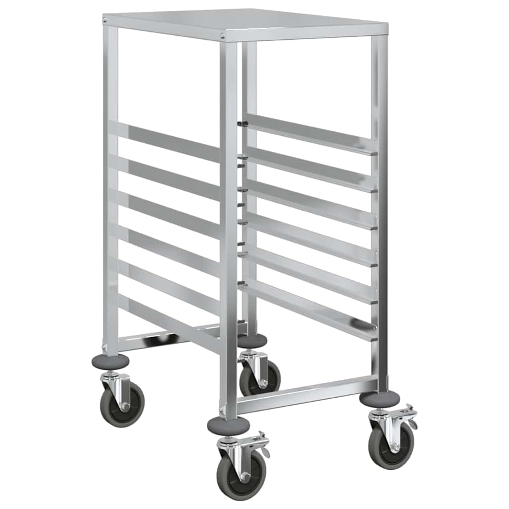 Carrello Portateglie con 6 GN Contenitori 39x55x87 cm - homemem39