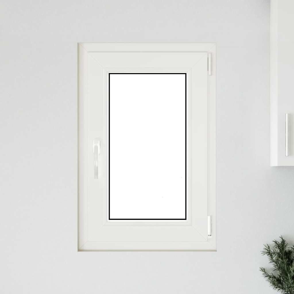 Finestra da cantina "RISOR" 50x75 cm anta ribalta DIN sinistra bianca