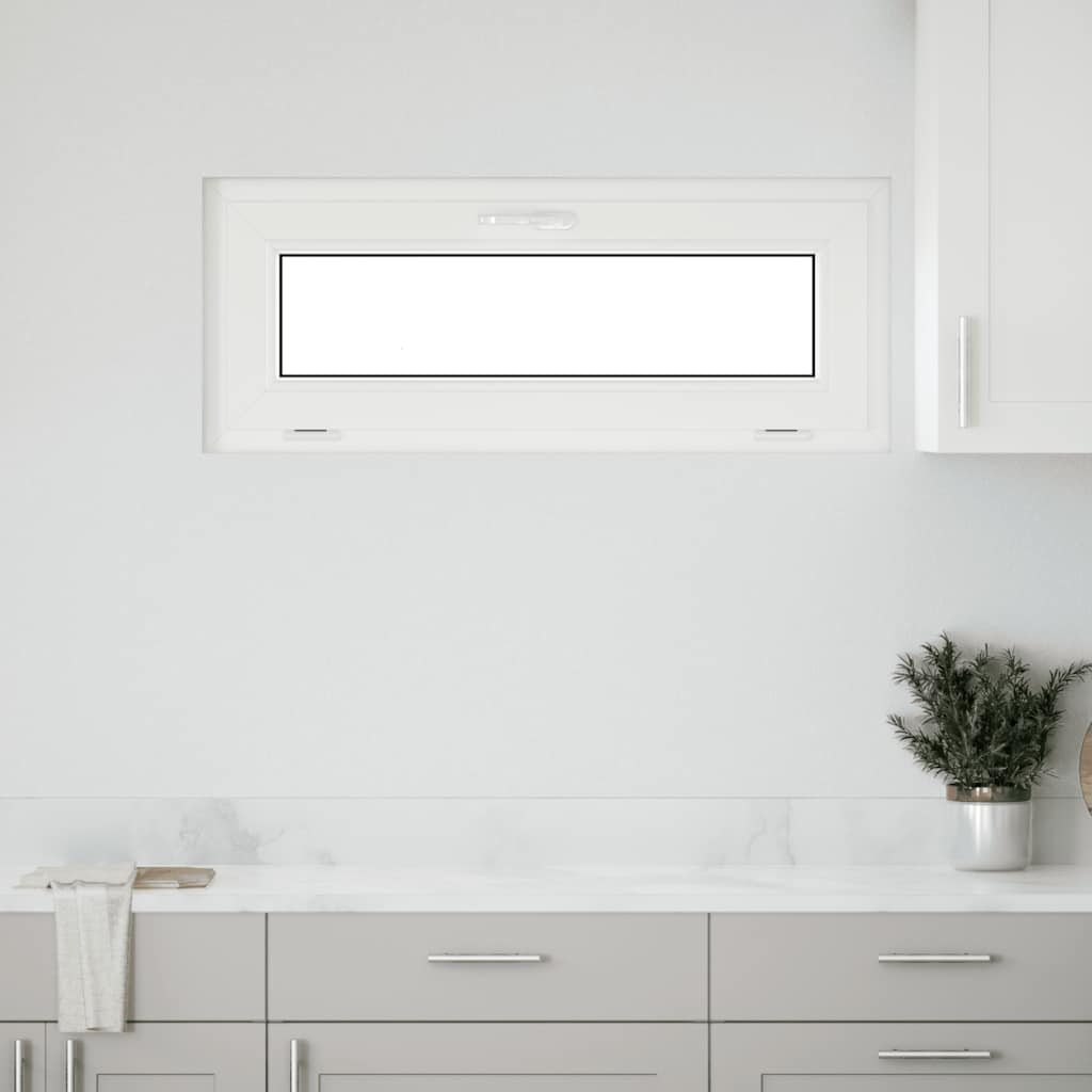 Finestra Seminterrato RISOR 100x40 cm Tilt 3 Vetri Bianco - homemem39