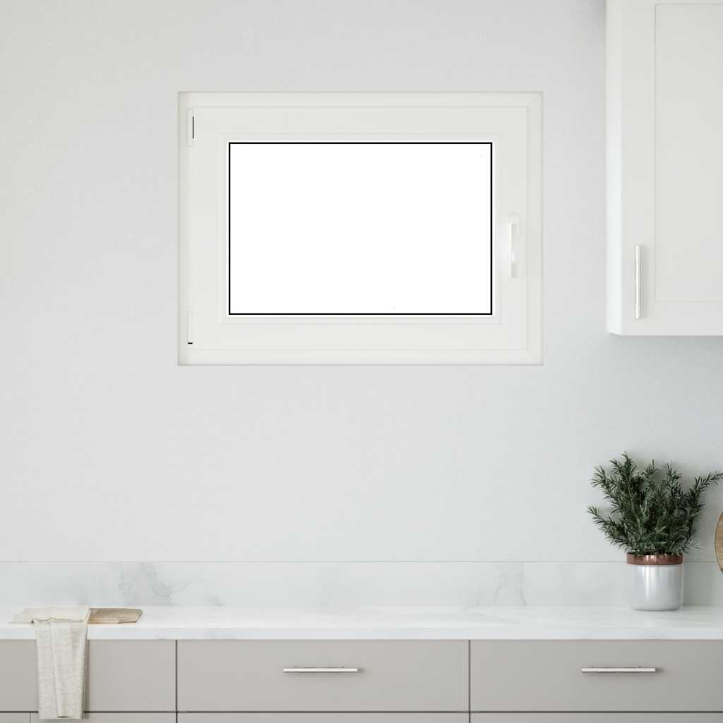 Finestra da cantina "RISOR" 80x50 cm anta-ribalta DIN sinistra antracite - homemem39