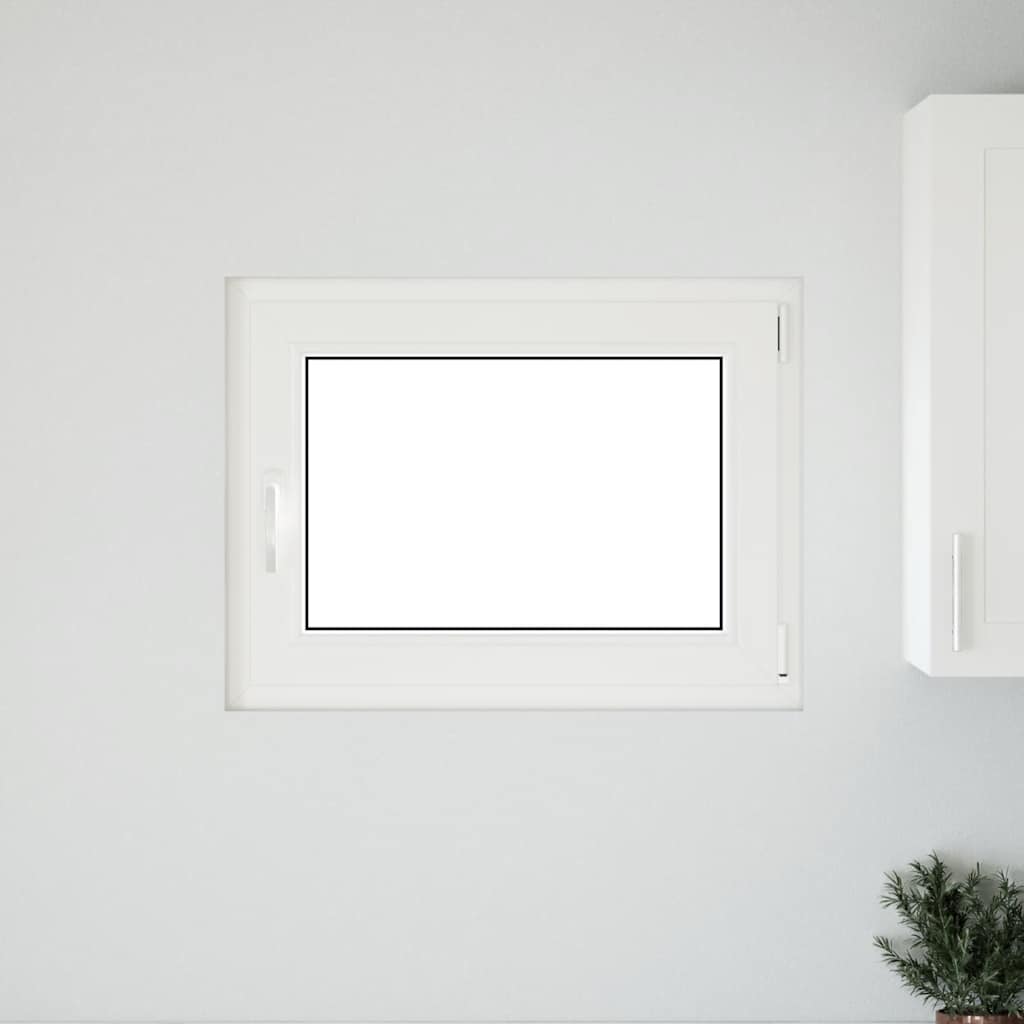 Finestra da cantina "RISOR" 80x70 cm anta-ribalta DIN destra antracite - homemem39