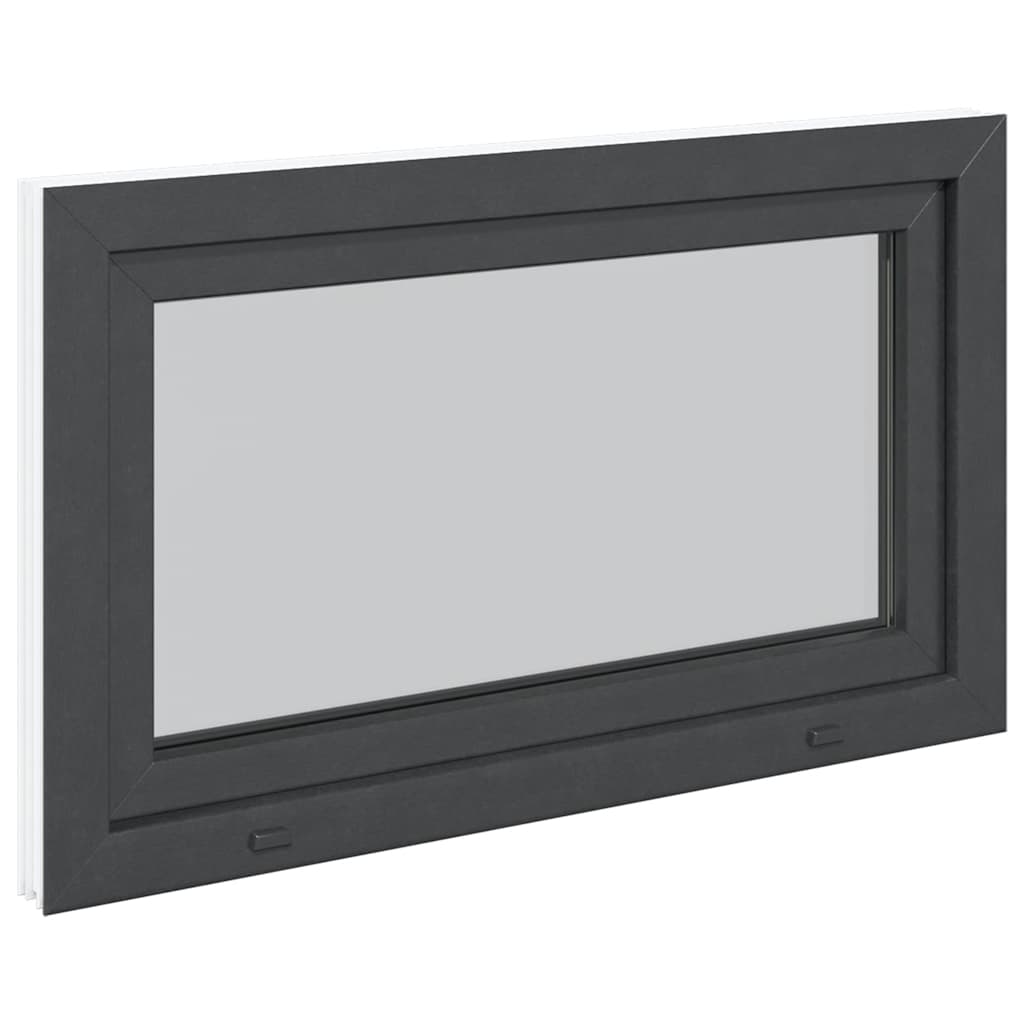 Finestra da cantina "RISOR" 100x70 cm anta-ribalta DIN sinistra antracite - homemem39