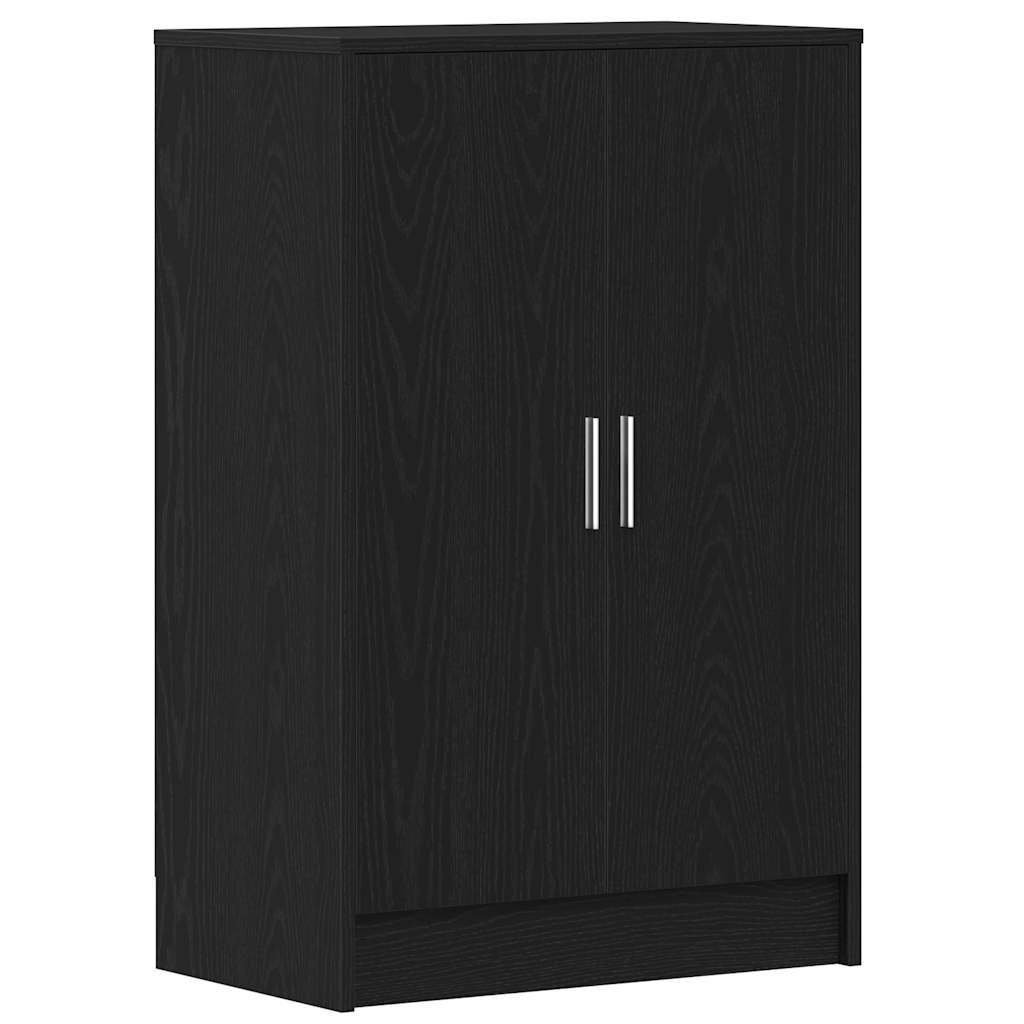 Scarpiera Rovere Rovere Nero 60x35x92 cm in Legno Multistrato - homemem39
