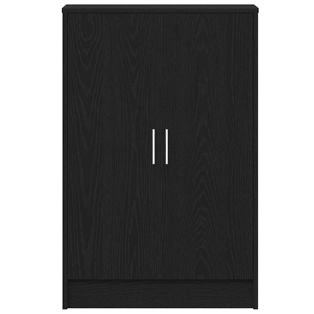 Scarpiera Rovere Rovere Nero 60x35x92 cm in Legno Multistrato - homemem39