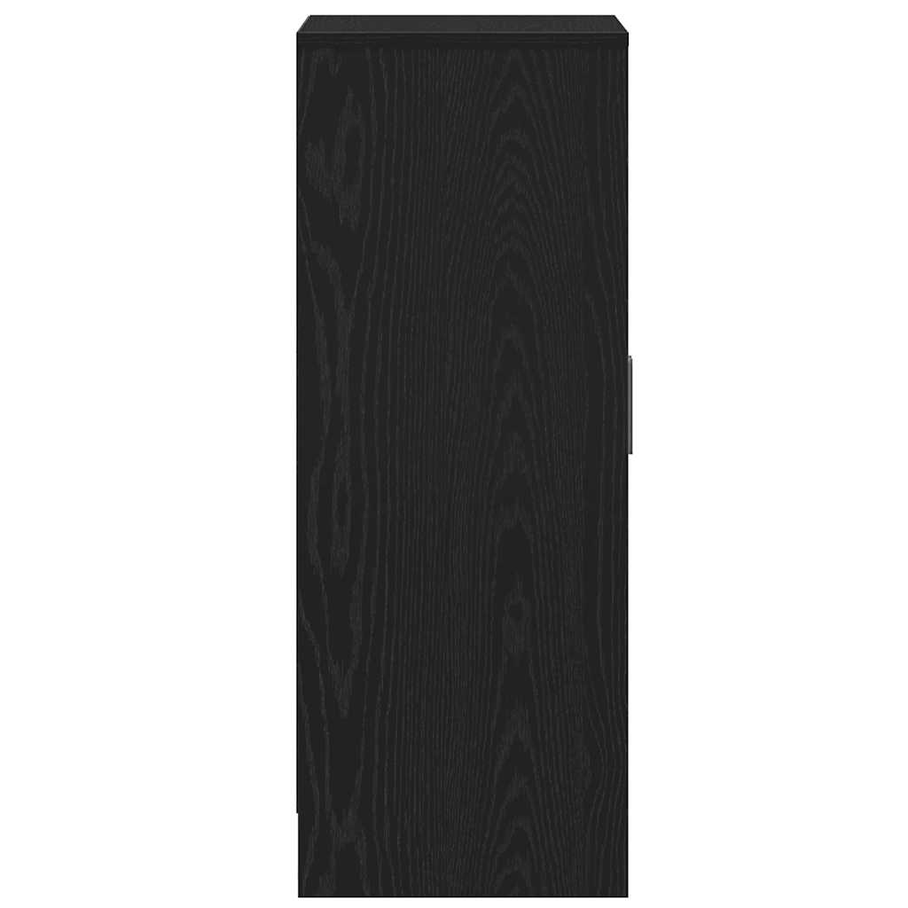 Scarpiera Rovere Rovere Nero 60x35x92 cm in Legno Multistrato - homemem39