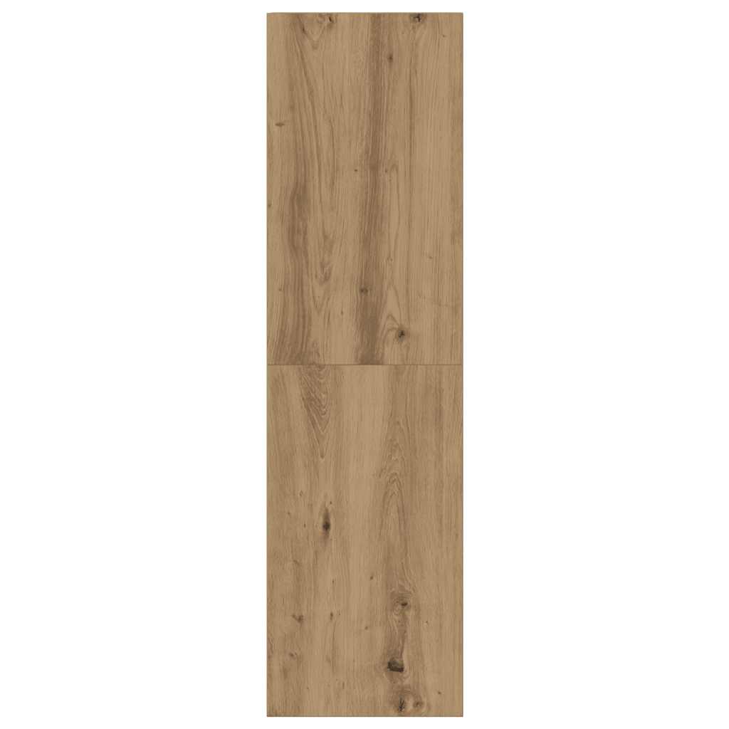 Set Mobile TV 5 pz Montato a Parete Rovere in Legno Multistrato - homemem39