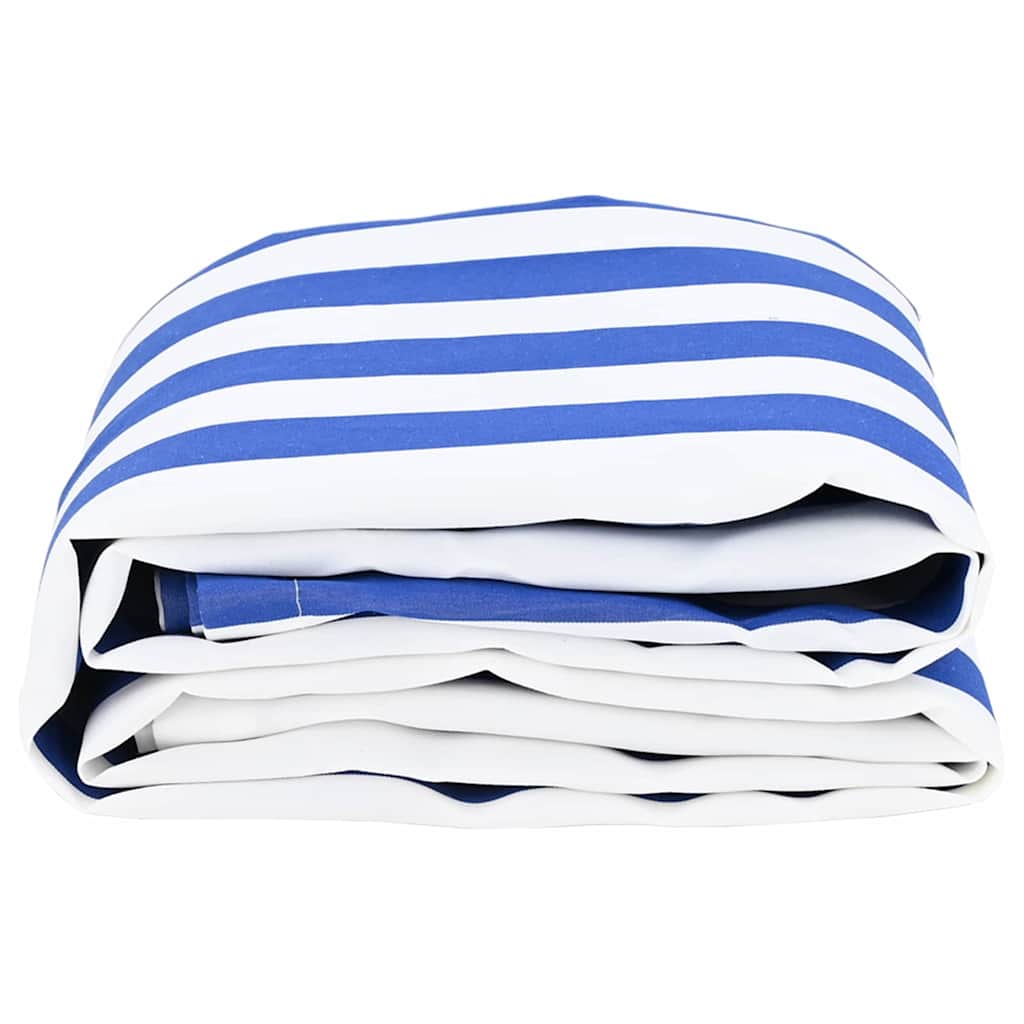 Telo di ricambio per tenda da sole Blu e Bianco 1000 x 160 cm - homemem39