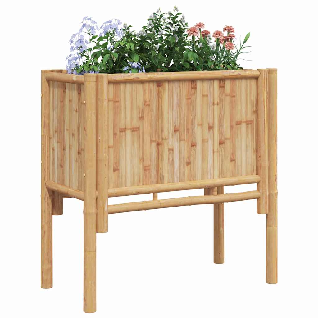 Letto rialzato da giardino Marrone 70 x 35 x 70 cm Bambù