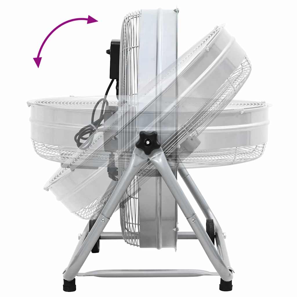 Ventilatore a tamburo con ruota 73 x 42 x 70 cm Alluminio