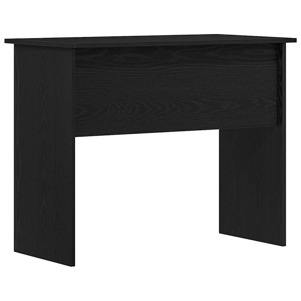 Scrivania Rovere Nero 90x50x74 cm in Legno Multistrato - homemem39