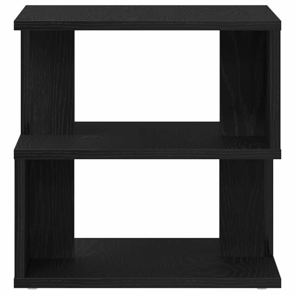 Tavolo laterale Rovere nero 40 x 40 x 40 cm Legno multistrato
