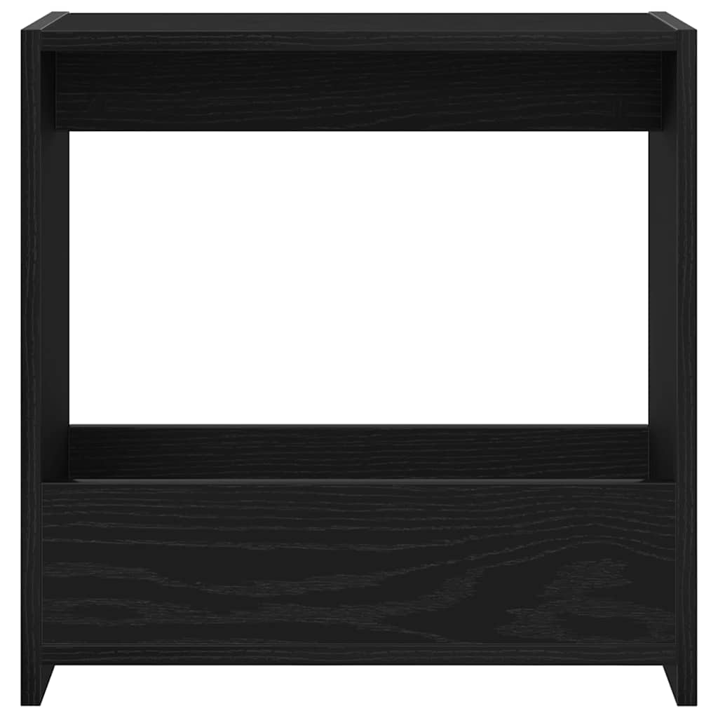 Tavolo laterale Rovere nero 50 x 26 x 50 cm Legno multistrato