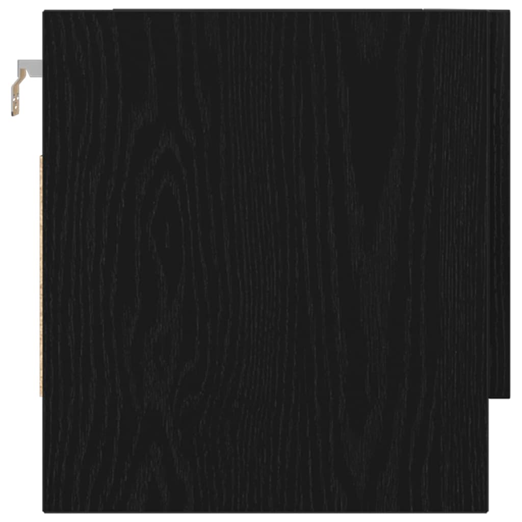 Guardaroba con porta Nero 70 x 32.5 x 35 cm Legno multistrato