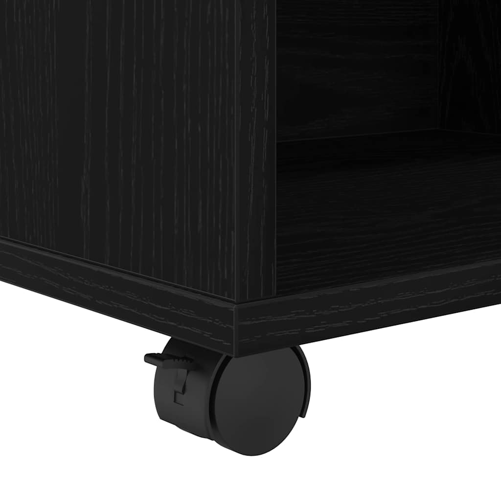 Armadio 46 x 36 x 59 cm Legno ingegnerizzato Rovere Nero