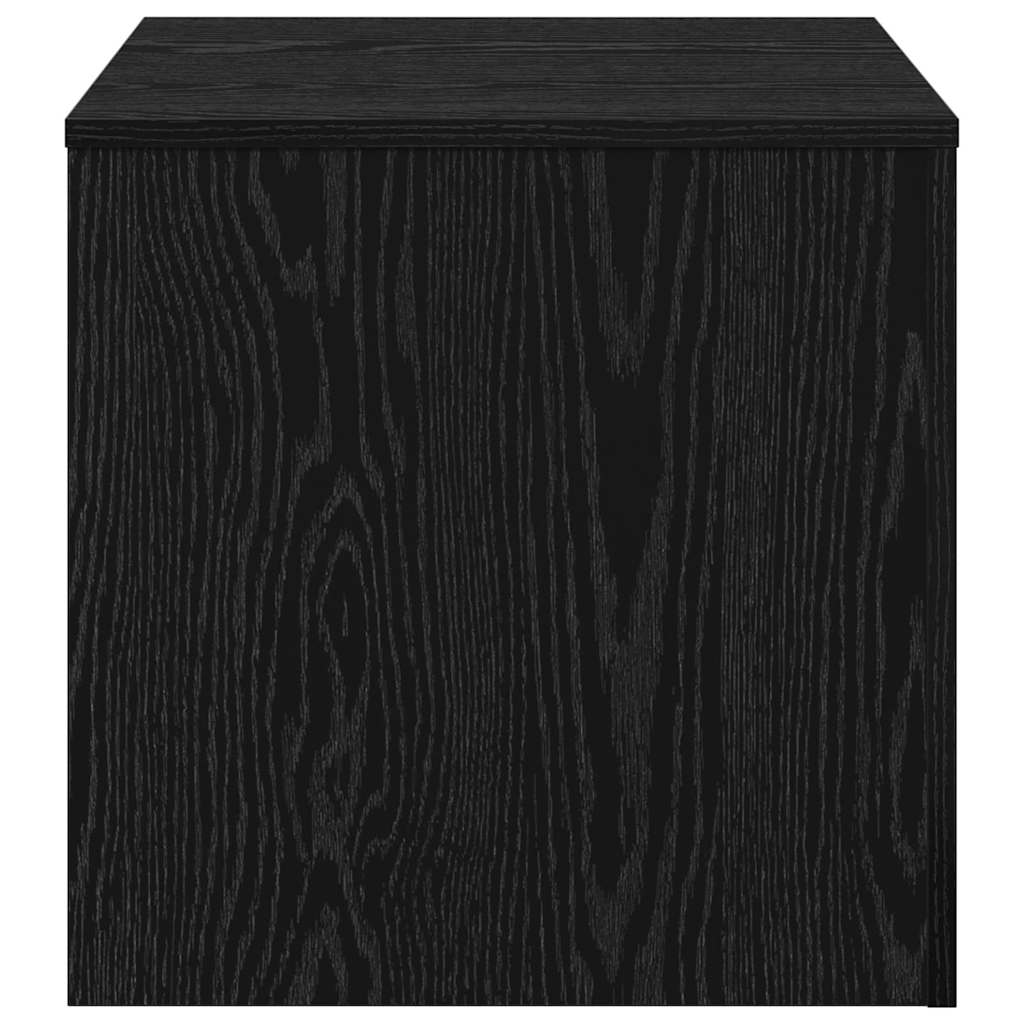 Tavolo Nesting 3 pcs Rovere nero 45 x 45 x 45 cm