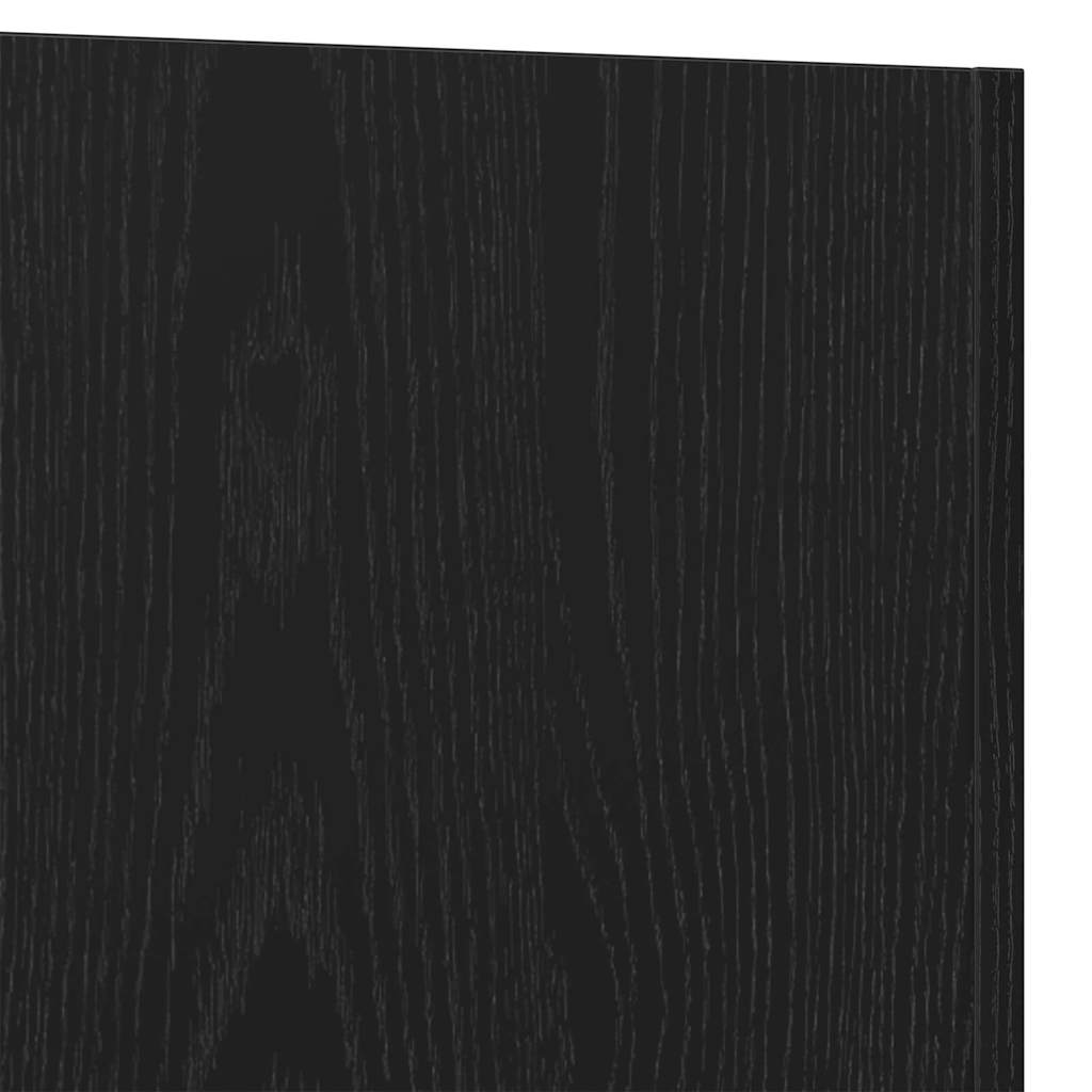 Scatola per vasi Rovere nero 40 x 40 x 40 cm Legno multistrato